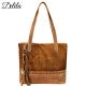 LEA-6028 Delila 100% Genuine Leather Hair-On Hide Collection Tote by Montana West