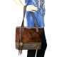 LEA-6028 Delila 100% Genuine Leather Hair-On Hide Collection Tote by Montana West