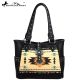 MW48-8248 Western Aztec Concho Collection Handbag - Black