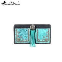 Montana West Concho Collection Secretary Style Wallet  MW587-W010