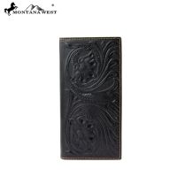 Genuine Tooled Leather Collection Men's Wallet MWL-W001