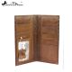 Genuine Tooled Leather Collection Men's Wallet MWL-W001