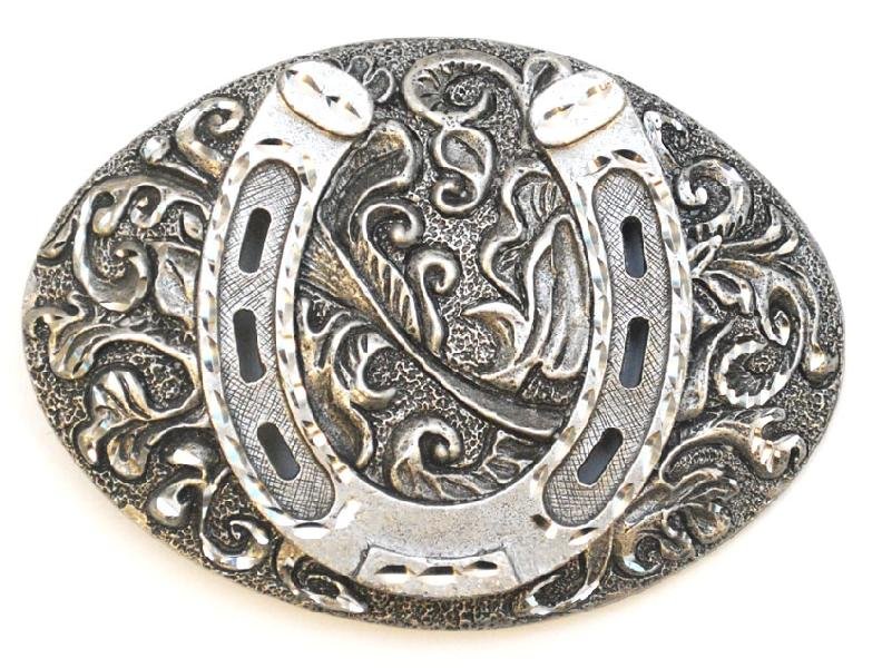 Horseshoe Belt Buckle Made in USA