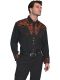 Scully Mens Embroided Floral Tooled Legends Vintage Western Shirt