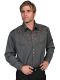 Scully Mens  Floral Tooled Embroidery Vintage Shirt P-634