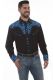 Scully Mens Embroided Floral Tooled Legends Vintage Western Shirt