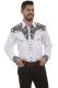 Scully Mens Embroided Floral Tooled Legends Vintage Western Shirt