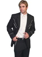 Scully 100% Polyester Button Front Blazer. PR-656