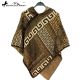 Montana West Aztec Pattern Cape with Hoodie