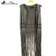 Montana West Suede-Feel Long Fringe Vest