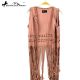 Montana West Suede-Feel Long Fringe Vest