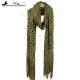 Montana West Suede Feel Laser-Cut Geometric Scarf