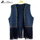 Montana West Suede-Like Fringe  Vest