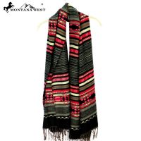 Montana West Tribal Fringe Scarf