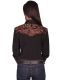 Legends Scully Womens Western Shirt- Black PL-654