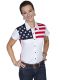 Legends by Scully Womens Western Shirt - American Flag. PL-756SS