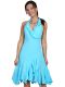 Cantina Collection 100% Peruvian cotton ruffled halter dress.