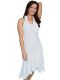 Cantina Collection 100% Peruvian cotton ruffled halter dress.