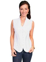 Cantina Collection 100% peruvian cotton sleevless blouse