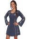 Cantina Collection 100% peruvian cotton scoop neck dress PSL105