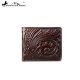 Genuine Tooled Leather Collection Phone Charging Men's Wallet PWS-W001