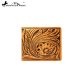 Genuine Tooled Leather Collection Phone Charging Men's Wallet PWS-W001