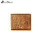Genuine Tooled Leather Collection Phone Charging Men's Wallet PWS-W004