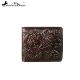 Genuine Tooled Leather Collection Phone Charging Men's Wallet PWS-W005