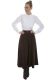 Rangewear suede split skirt by Scully