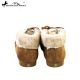 SBT-007 Montana West Moccasins Aztec Collection-Black and Brown