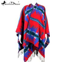 American Bling Western Aztec Pattern Cape  Poncho