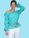 Lifestyles By Scully romantic peasant top