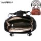 TR04G-8036A Trinity Ranch Tooled Design Concealed Handgun Collection Handbag-BLK