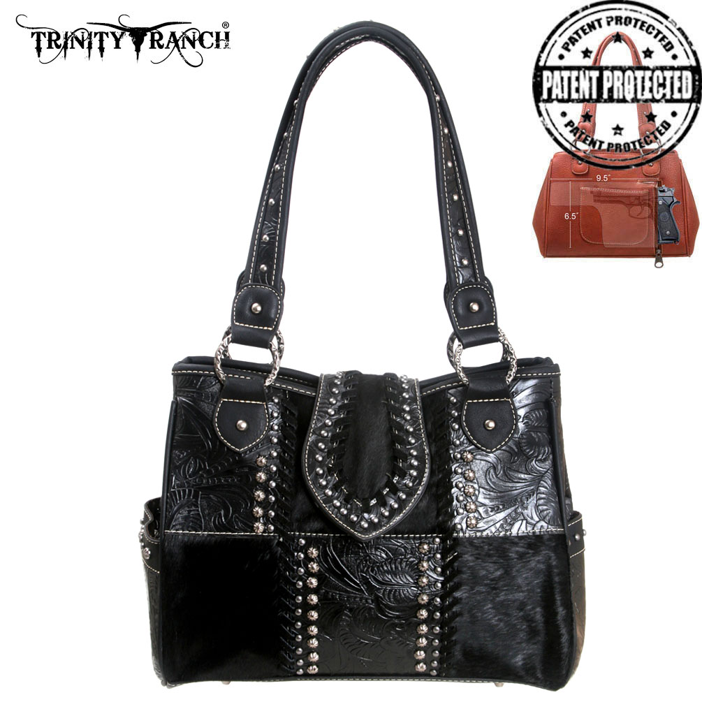 TR07-8036 Trinity Ranch Tooling Collection Handbag