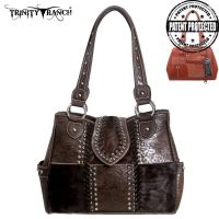 TR07G-8036 Trinity Ranch Concealed Handgun Collection Handbag-Coffee