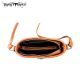 TR17-8360 Trinity Ranch Cowhide Collection Handbag-Coffee & Black