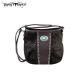 TR17-8360 Trinity Ranch Cowhide Collection Handbag-Coffee & Black