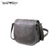 TR18-L8287 Montana West Trinity Ranch Tooled Design Collection Messenger Bag-BLK