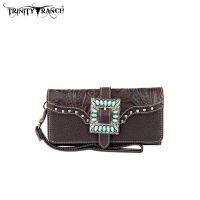 TR30-W002 Montana West Buckle Collection Wallet-Coffee