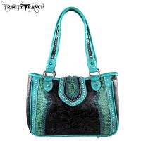 TR32-8248 Trinity Ranch Concealed Handgun Collection Handbag-Black