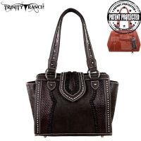 TR32G-8250 Trinity Ranch Concealed Handgun Collection Handbag-Coffee