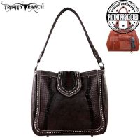 TR32G-918 Trinity Ranch Concealed Handgun Collection Handbag-Coffee