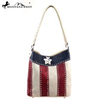 TX02-916 Montana West Texas Pride Collection Handbag-Tan