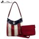 TX02-916 Montana West Texas Pride Collection Handbag-Tan