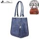 TX04G-8277 Texas Pride Concealed Handgun Collection Handbag-Navy