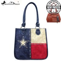 TX04G-8277 Texas Pride Concealed Handgun Collection Handbag-Navy