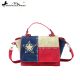 TX06-8101 Montana West Texas Pride Collection Messenger Handbag-Red