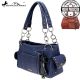 TX07G-8085 Montana West Texas Pride Collection Handbag-Navy