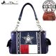 TX07G-8085 Montana West Texas Pride Collection Handbag-Navy