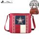 TX07G-8395 Montana West Texas Pride Collection Handbag-Red